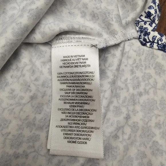 Polo Ralph Lauren Mens XL White Blue Floral Print Blue Pony Classic Fit Shirt‎ - Picture 8 of 9